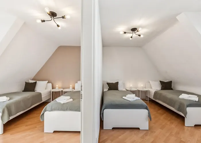 公寓 Crew Beds - In - For 4 People - 50m2, 1x Bedroom, 4x Single Bed, Free Coffee, Wifi & Parking - 24h Check In #gf01 *